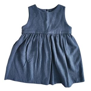 M. Ferrari Lucca‎ Wool Navy Girl's Dress Designer 18M